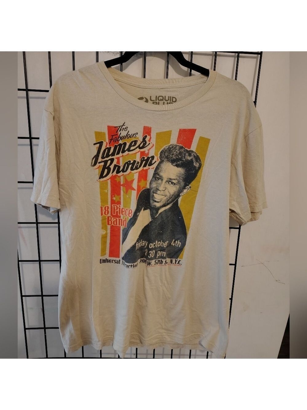 Fabulous James Brown Tan Athletic T-Shirt